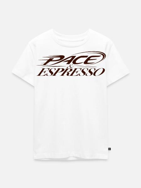Pace Espresso - Kinder Premium Bio T-Shirt - Weiß