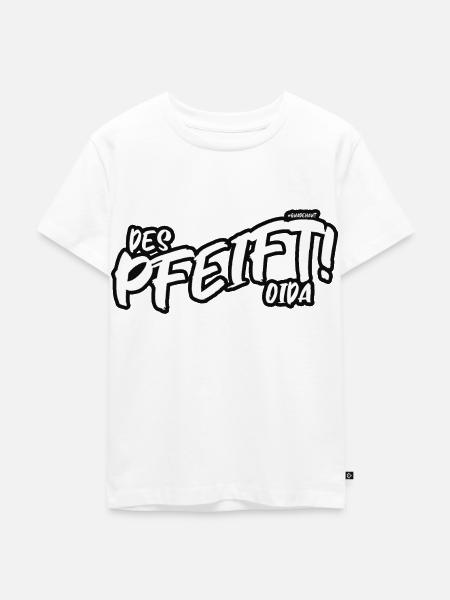 Des pfeift oida! - Kinder Premium Bio T-Shirt - Weiß