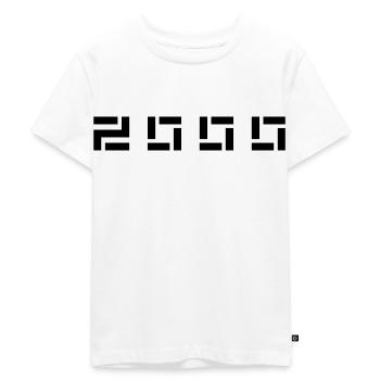 Année de naissance Né(e) - Fabriqué en 2000 - T-shirt Premium bio Enfant - blanc - Devant - Hailey (125cm)