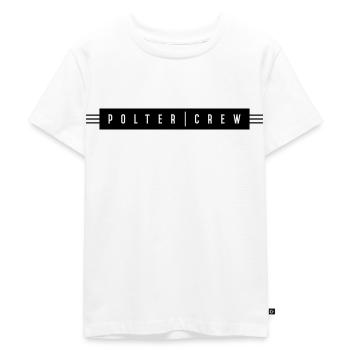 Polter Crew Verlobung Hochzeit - Kinder Premium Bio T-Shirt - Weiß - Vorne - Hailey (125cm)