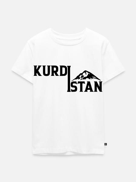 Kurdistan - Kinder Premium Bio T-Shirt - Weiß