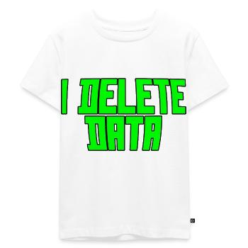 Je supprime des données 3 - T-shirt Premium bio Enfant - blanc - Devant - Hailey (125cm)