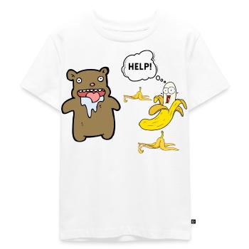 HILF MIR, GEFRESSEN ZU WERDEN - Kinder Premium Bio T-Shirt - Weiß - Vorne - Hailey (125cm)