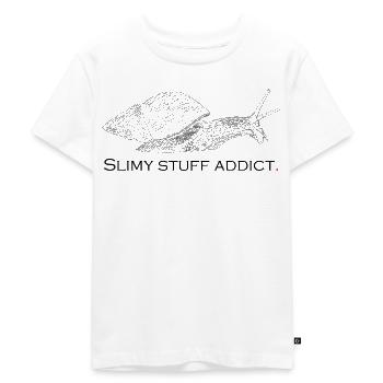 Schleimiges Zeug süchtig - Kinder Premium Bio T-Shirt - Weiß - Vorne - Hailey (125cm)