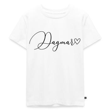 Dagmar Name Vorname Mädchen - Kinder Premium Bio T-Shirt - Weiß - Vorne - Hailey (125cm)