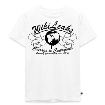Wikileaks - Eröffnungsregierungen seit 2006 - Kinder Premium Bio T-Shirt - Weiß - Vorne - Hailey (125cm)