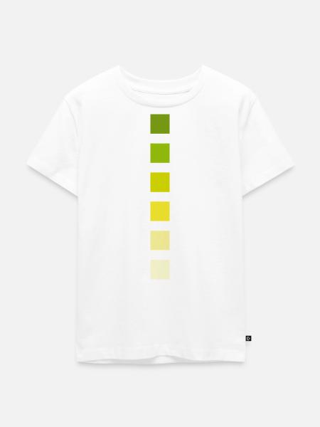 Streifen Farben - Kinder Premium Bio T-Shirt - Weiß