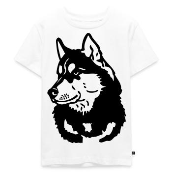 siberianhusky1 - T-shirt Premium bio Enfant - blanc - Devant - Hailey (125cm)