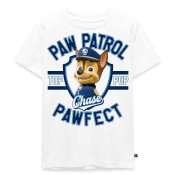 Paw Patrol Chase Pawfect - Kinder Premium Bio T-Shirt - Weiß - Vorne - Hailey (125cm)