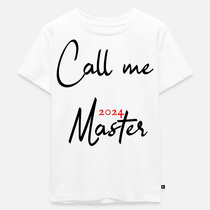 Master 2024 Diplôme de Master Diplômé - T-shirt Premium bio Enfant - blanc