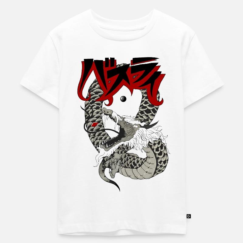 Dragon - Kinder Premium Bio T-Shirt - Weiß