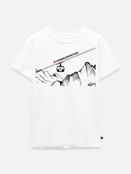 Gondelsportler - Kinder Premium Bio T-Shirt - Weiß