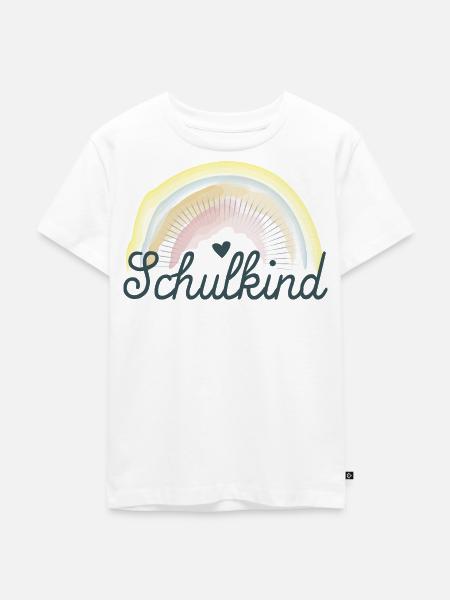 Schulkind - Kinder Premium Bio T-Shirt - Weiß