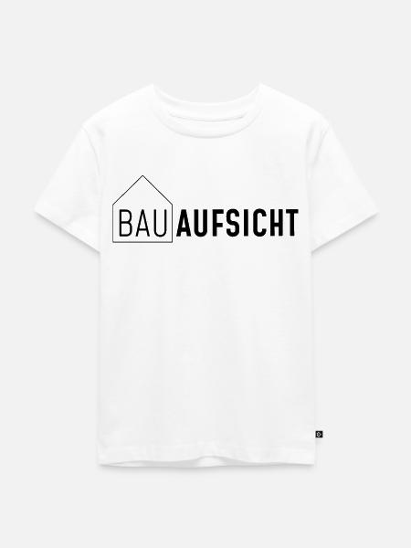 Bauaufsicht - Kinder Premium Bio T-Shirt - Weiß