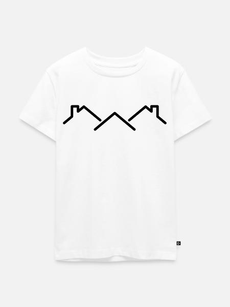 Dachdecker - Kinder Premium Bio T-Shirt - Weiß
