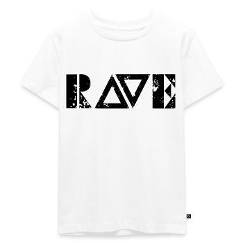 Techno - Techno music - Rave Shirt - Kinder Premium Bio T-Shirt - Weiß - Vorne - Hailey (125cm)