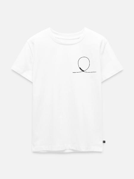 Looping - Kinder Premium Bio T-Shirt - Weiß