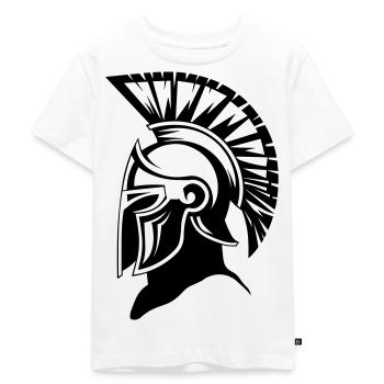 Sparta Spartanischer Krieger - Kinder Premium Bio T-Shirt - Weiß - Vorne - Hailey (125cm)