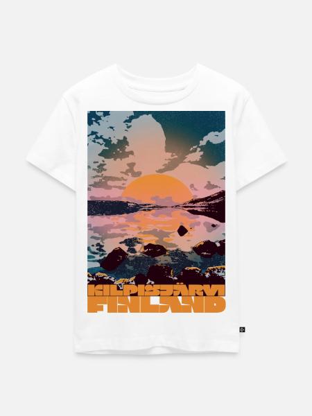 KILPISJARVI, FINNLAND - Kinder Premium Bio T-Shirt - Weiß
