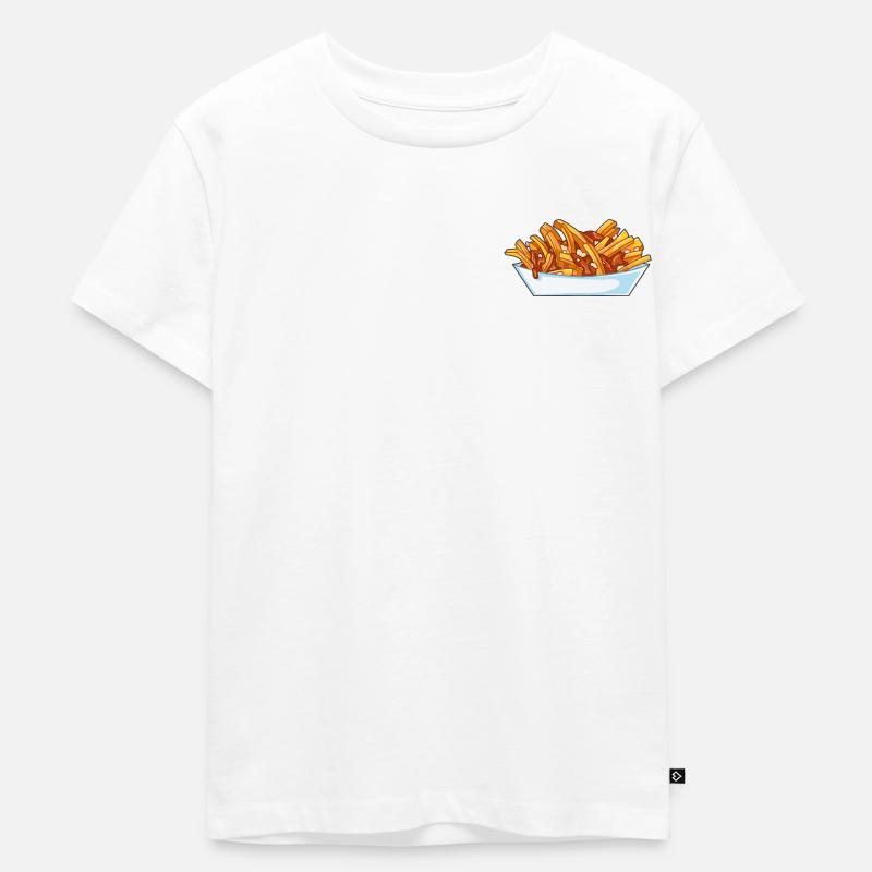 Poutine - T-shirt Premium bio Enfant - blanc