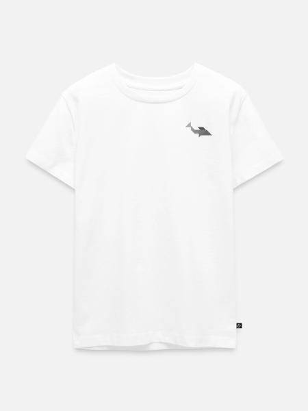 Haj - Tangram - Ekologisk premium-T-shirt barn - vit
