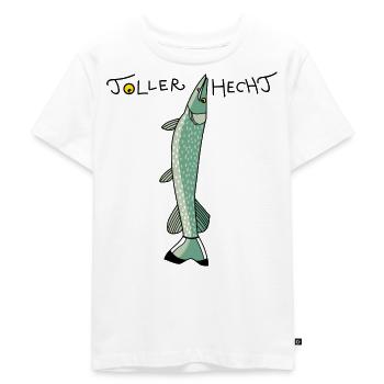 Toller Hecht - Kinder Premium Bio T-Shirt - Weiß - Vorne - Hailey (125cm)
