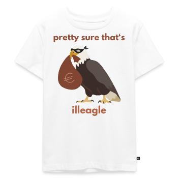 Presque sûr que c’est illégal - T-shirt Premium bio Enfant - blanc - Devant - Hailey (125cm)