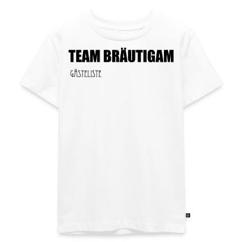 Bachelor Party / Guest List / Groom - Kids Premium Organic T-Shirt - white - Front - Hailey (125cm)