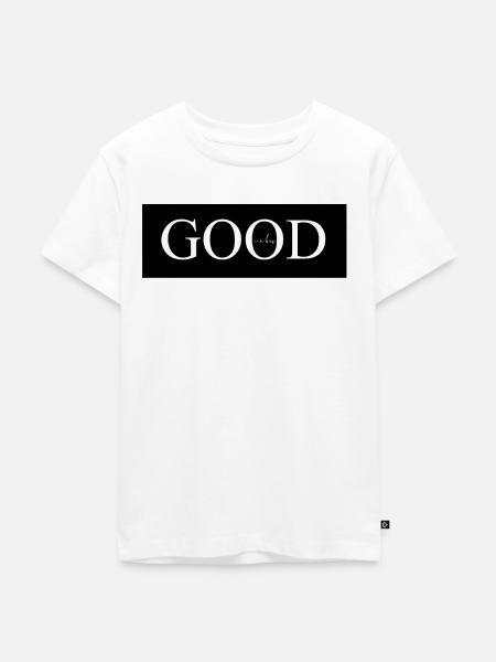 Good Ästhetik ästhetisch Geschenk - Kinder Premium Bio T-Shirt - Weiß