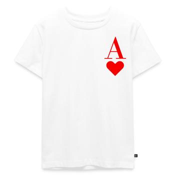 Herz As - T-shirt Premium bio Enfant - blanc - Devant - Hailey (125cm)