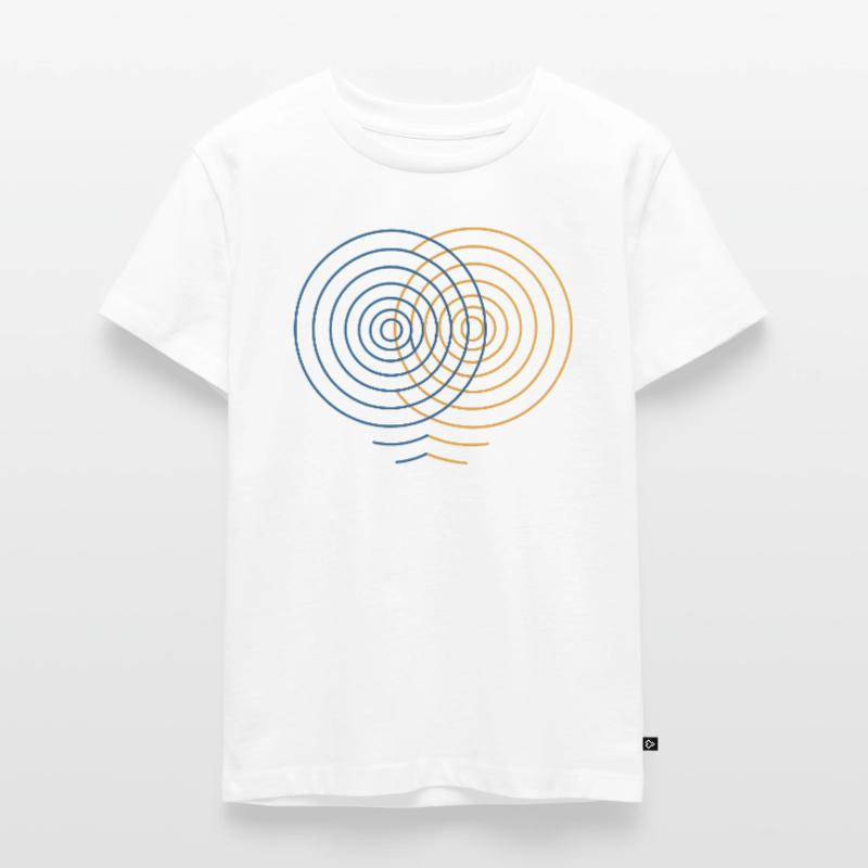 Concentric Interference – Physics Design Kids Premium Organic T-Shirt