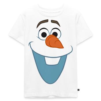 Frozen Olaf Kostüm - Kinder Premium Bio T-Shirt - Weiß - Vorne - Hailey (125cm)