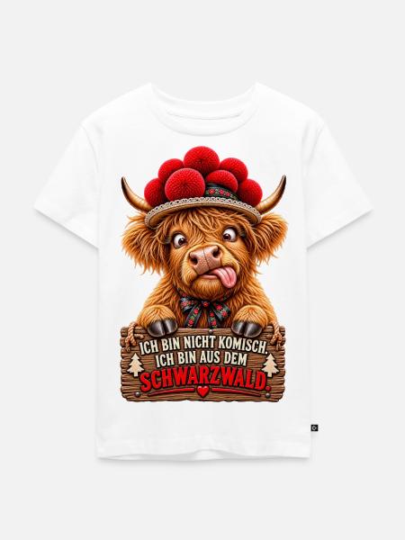 Ganz normal im Schwarzwald  - Kinder Premium Bio T-Shirt - Weiß