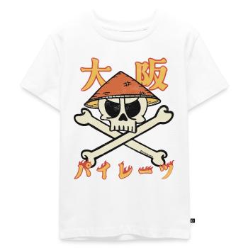 Osaka Pirates (en japonais) - T-shirt Premium bio Enfant - blanc - Devant - Hailey (125cm)