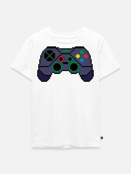 G35 Gamepad - Kinder Premium Bio T-Shirt - Weiß