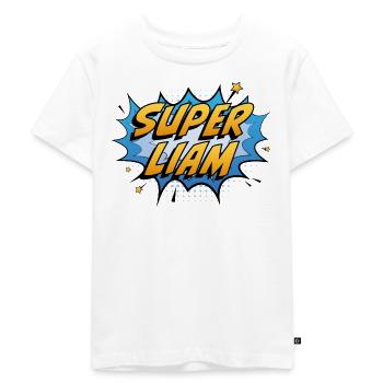 Super Liam - T-shirt Premium bio Enfant - blanc - Devant - Hailey (125cm)