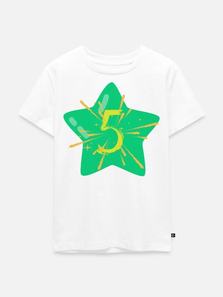 5 Jahre - Kinder Premium Bio T-Shirt - Weiß