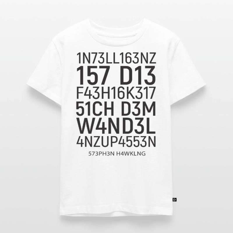 Intelligence is the ability ... Tricky, math Kids Premium Organic T-Shirt