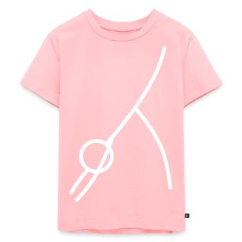 Yoga Exercise - Kids Premium Organic T-Shirt - rose - Front - AI Model Kid Female (0cm)