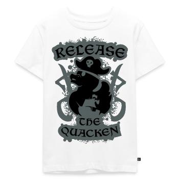 Libérez le charlatan - T-shirt Premium bio Enfant - blanc - Devant - Hailey (125cm)