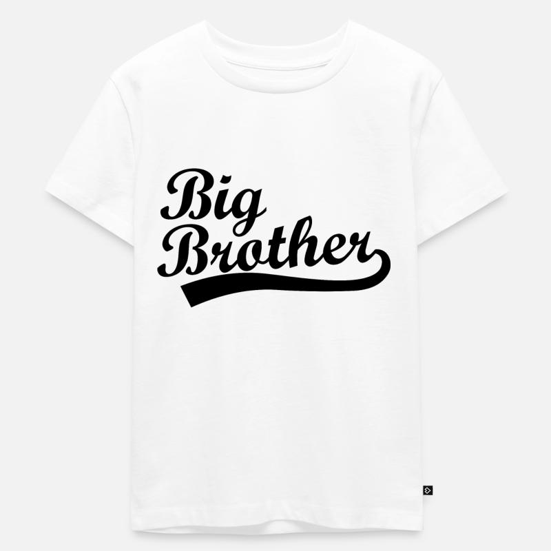 Großer Bruder - Kinder Premium Bio T-Shirt - Weiß