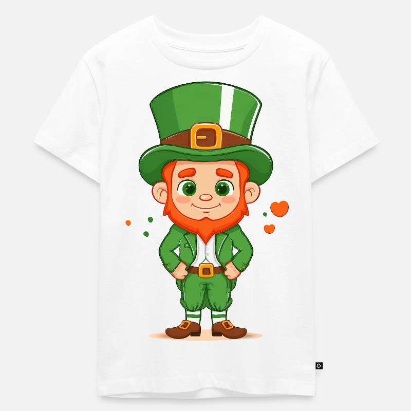 La Saint-Patrick - T-shirt Premium bio Enfant - blanc