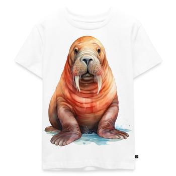 Morse - T-shirt Premium bio Enfant - blanc - Devant - Hailey (125cm)