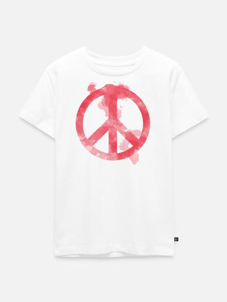 Friede - Kinder Premium Bio T-Shirt - Weiß