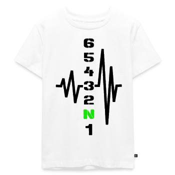 Engrenages moto - T-shirt Premium bio Enfant - blanc - Devant - Hailey (125cm)