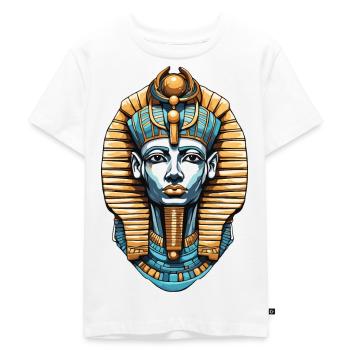 Ägypten / Pharao / Mumien / Hieroglyphen / Sphinx - Kinder Premium Bio T-Shirt - Weiß - Vorne - Hailey (125cm)