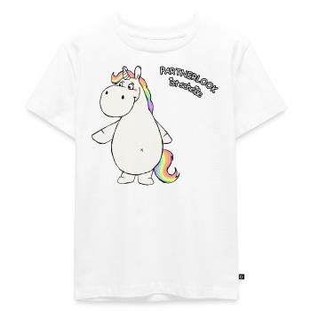 Partner look sucks - right - Kids Premium Organic T-Shirt - white - Front - Hailey (125cm)