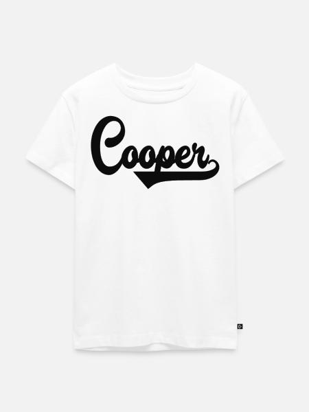 cooper - Kinder Premium Bio T-Shirt - Weiß