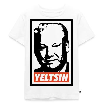 Boris Yeltsin - T-shirt Premium bio Enfant - blanc - Devant - Hailey (125cm)