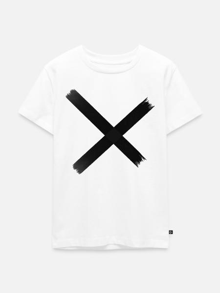 X - Kinder Premium Bio T-Shirt - Weiß